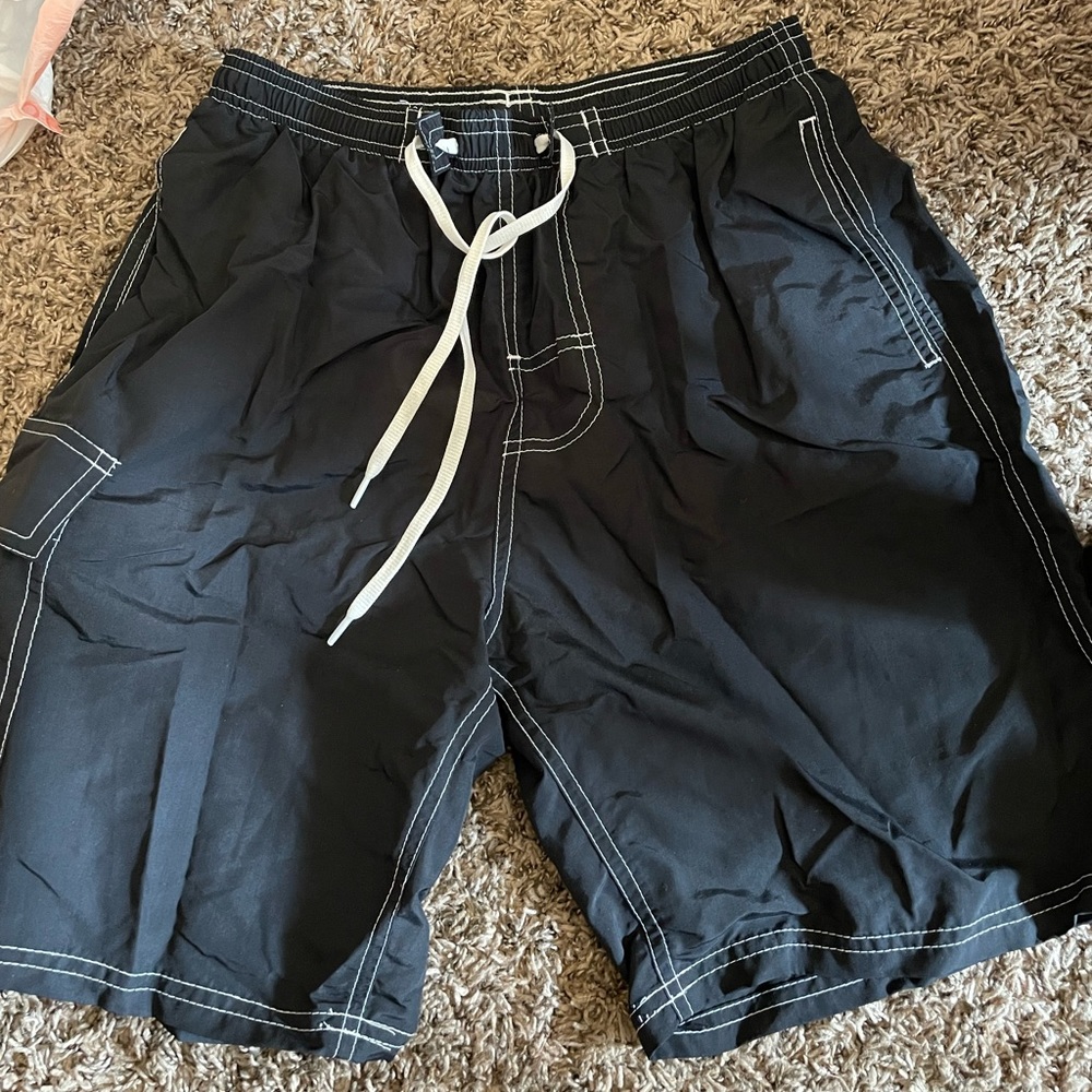 Men’s black lifeguarding shorts size small